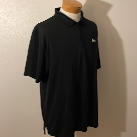 UNDER ARMOUR Men's Short Sleeve Loose Fit Heat Gear Polo Shirt size 2XL EUC - Picture 11 of 13